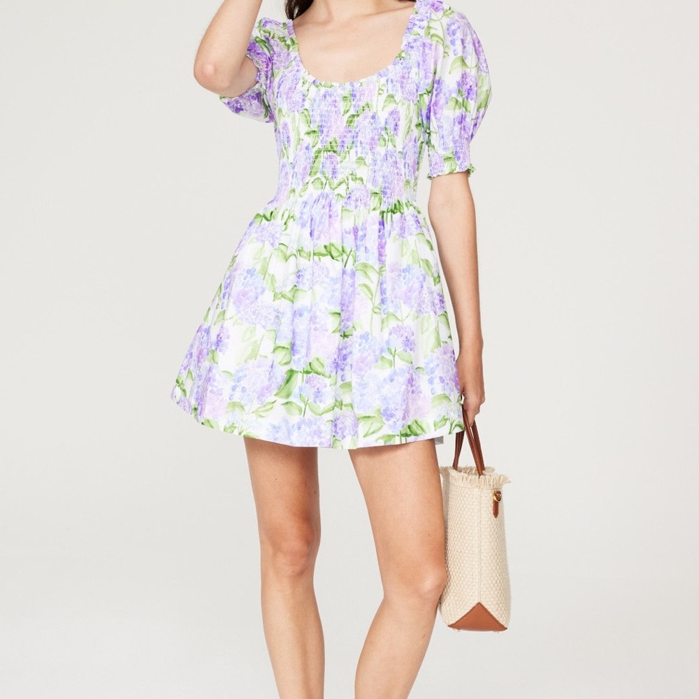 NWT Hydrangea Print Hill House Naia Nap Dress